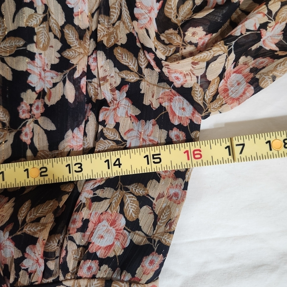 Nasty Gal Black and Pink Floral Mini Dress - Picture 12 of 16